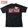 EVERSOUL Marvel Ant-Man Short Sleeve T-Shirt, American Comic Character, Iron Man Merchandise, Men's, Black, Size M [Parallel Import]