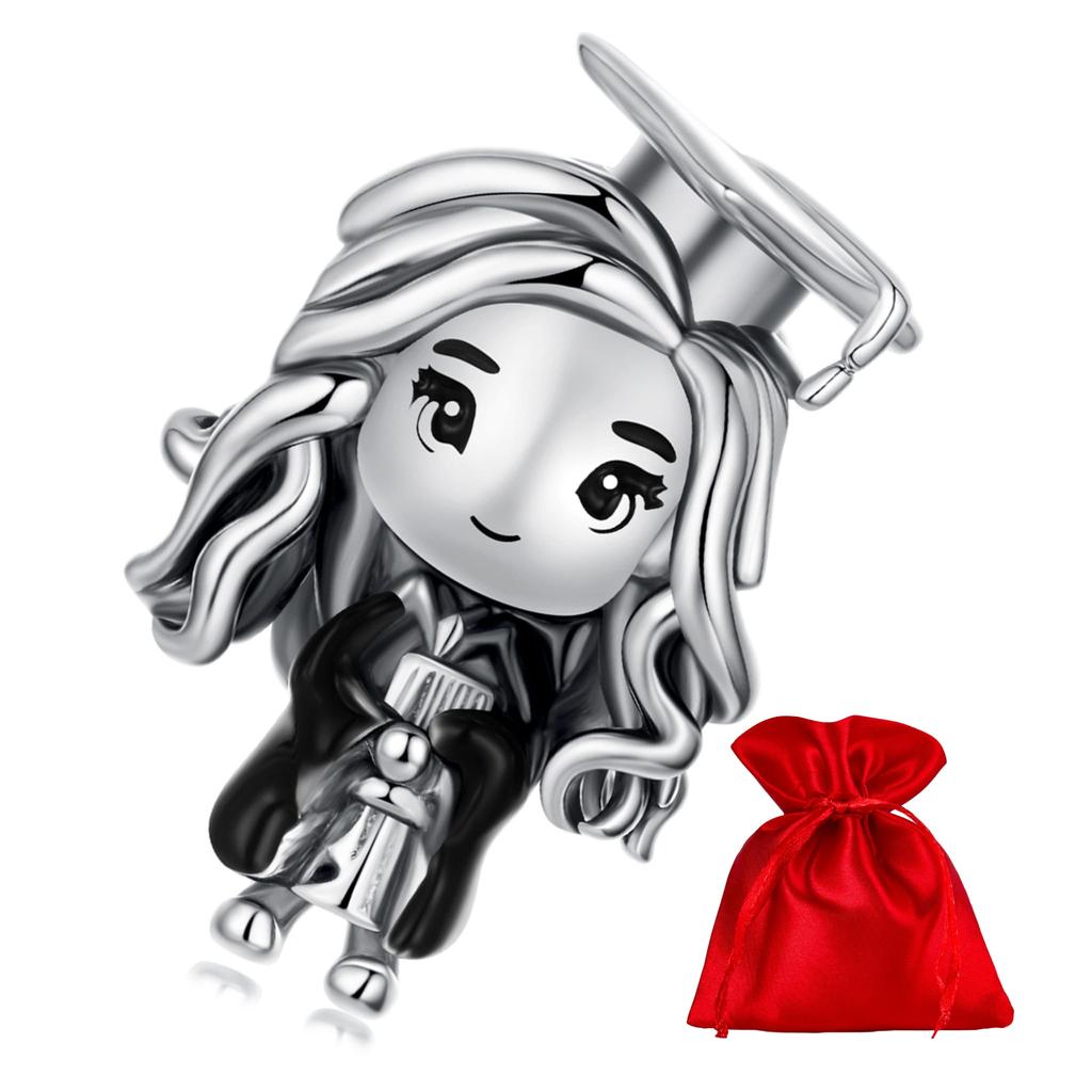 Silver Charm GRADUATE Silver 925 Bead Beads