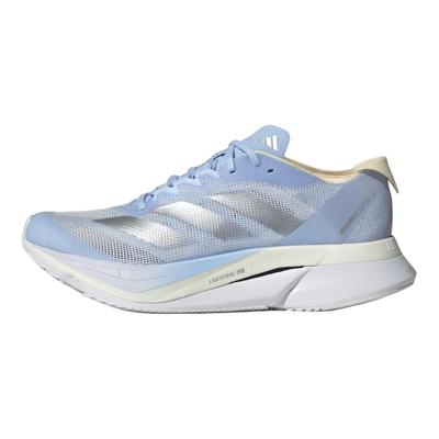 Adizero Boston 12 Dash Grey Silver Warm Vanilla Women's Sneakers JP7914
