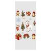 Christmas Window Clings Lamb Static Glass Stickers, Reusable PVC Cling, Holiday Tree Wall Decor Decals with Bells Snowflakes And Gifts for Festive