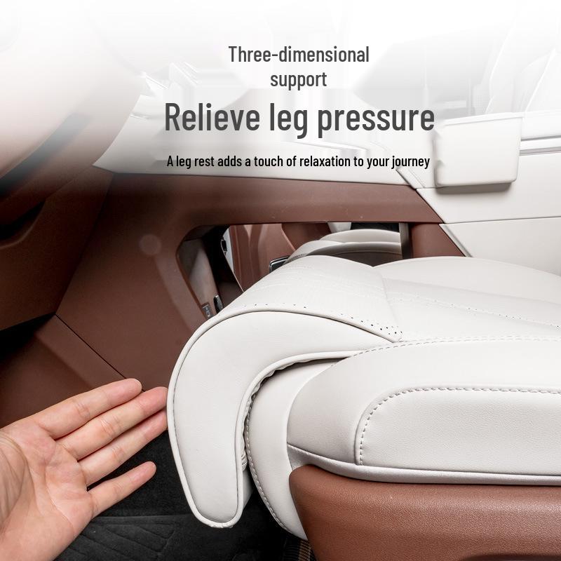 Car Seat Extended Footrest Support - Comfort for Long Drives, Essential for Main and Passenger Seats