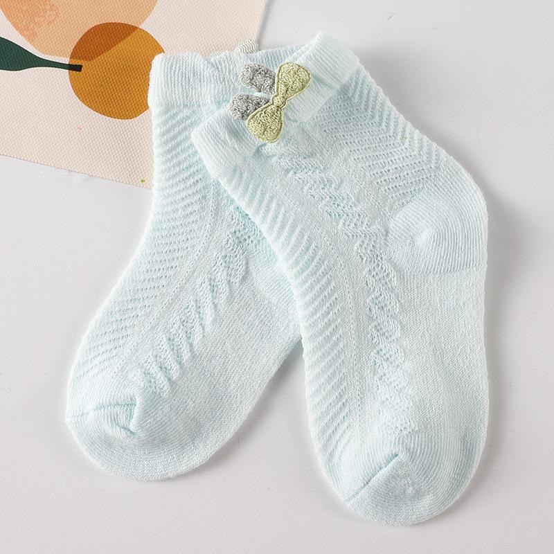 Summer Baby Mesh Thin Socks Cartoon Soft Cotton Newborn Sock Princess Infant Toddler Girls Cute Breathable Socks