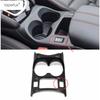 Central Console Front Gear Shift Panel Water Cup Holder Cover Trim For Nissan Qashqai J11 2014 -  Carbon Fiber Accessories