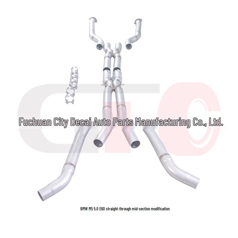 Compatible GFC Straight-Through Mid-Section for 2005 BMW M5 5.0L V10 E60 Modified exhaust pipe да