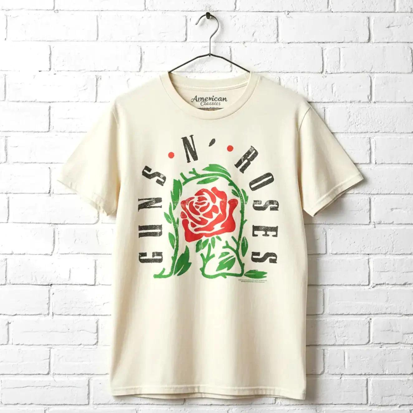 

Guns N Roses Thorned Rose Men s T Shirt S