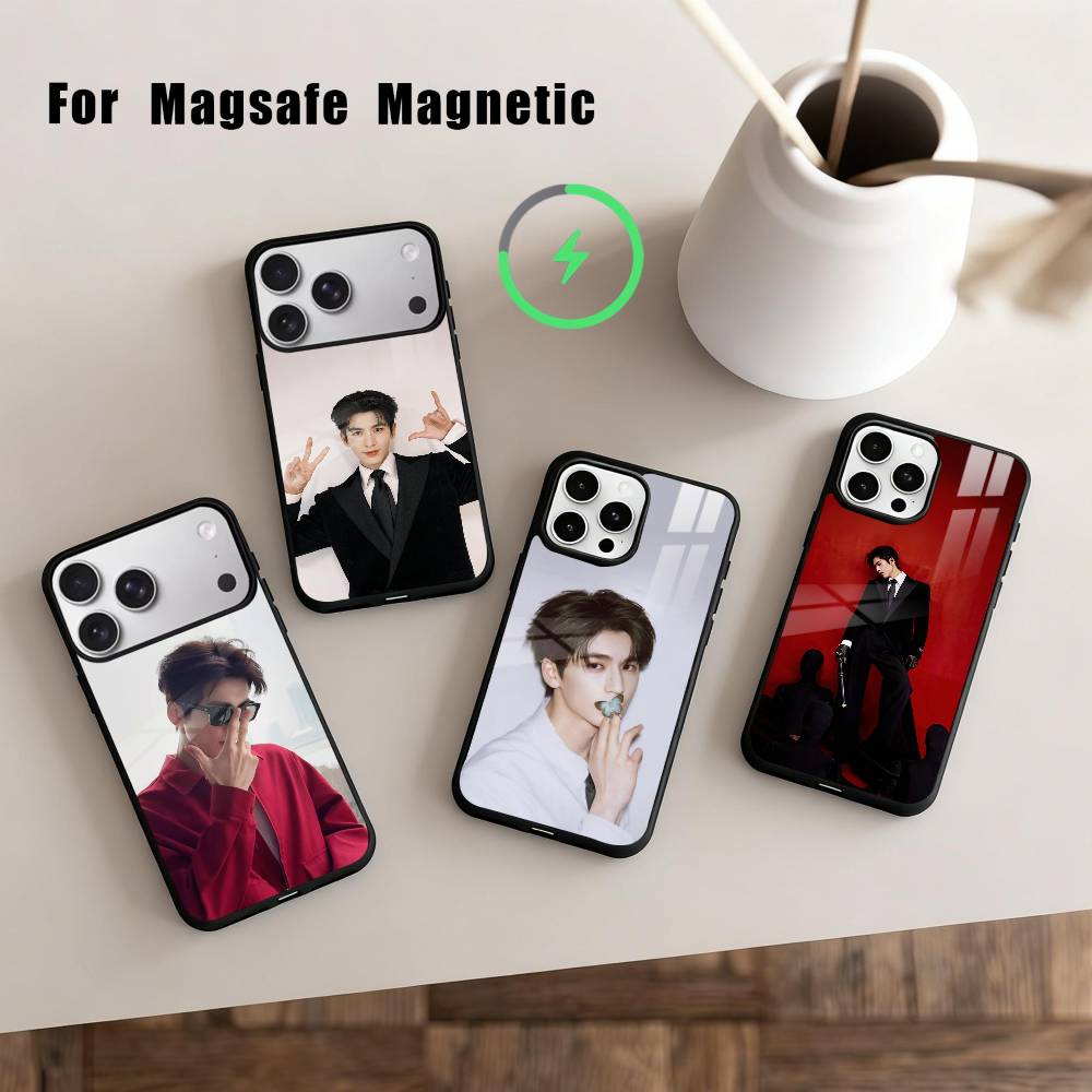 H-Handsome Krien Zhang L-Linghe Phone Case For iPhone17,16,15,14,13,12,11 Plus,For Magnetic Wireless Charge Cover