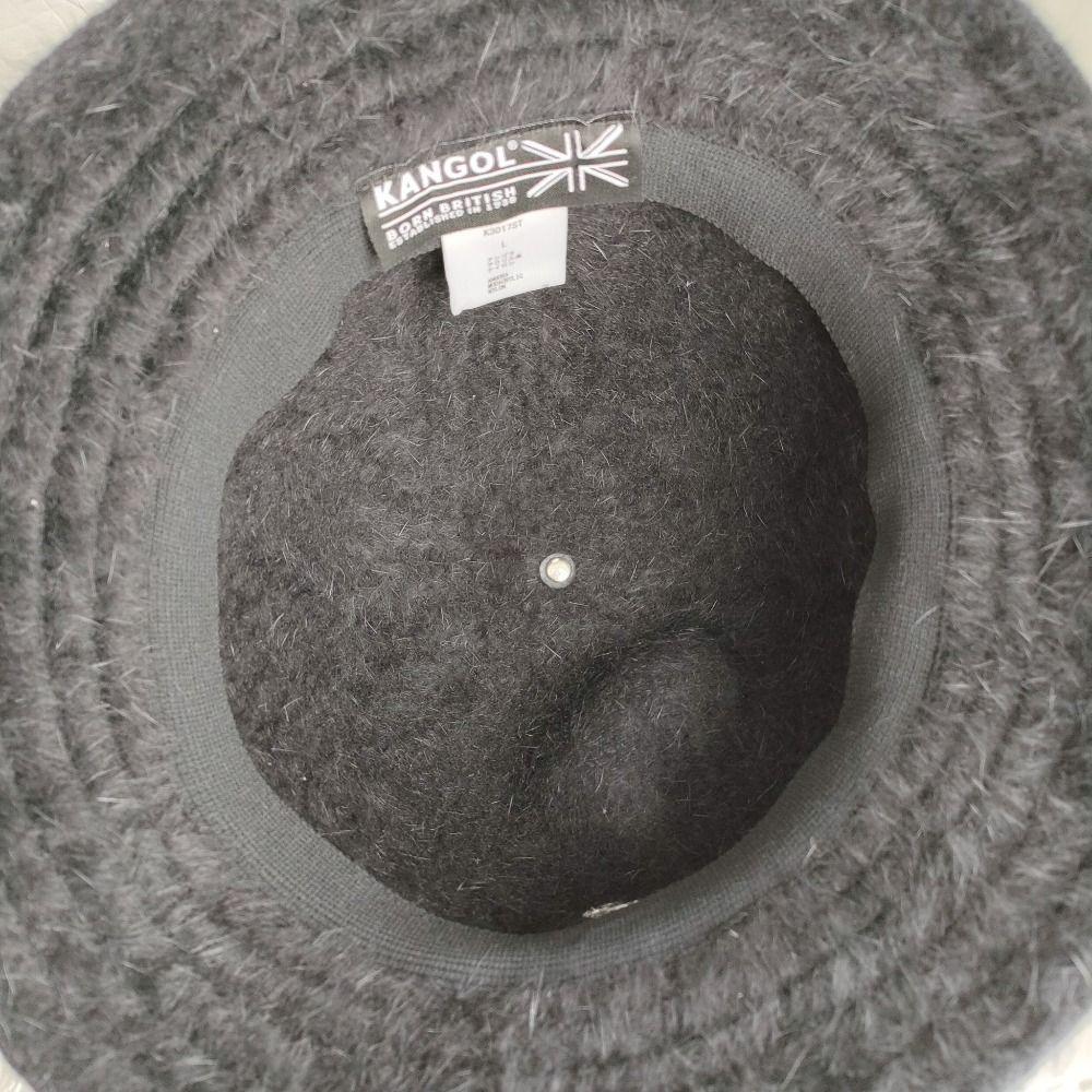 Used Like new KANGOL FUGORA CASUAL Casual Bucket Hat Hat K3017ST L Black Ladies Old Clothes Used USED