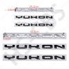 swpzb8 Big Small Size 3D ABS YUKON Letters Emblem Logo Car Stickers for GMC Car Rear Trunk Bumper Tailgate Badge Styling Accessories