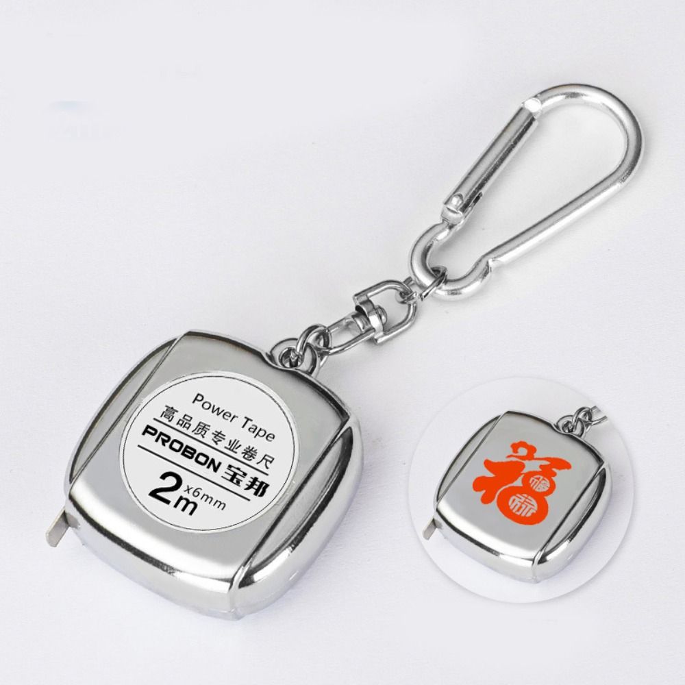 

Маленький рулеточный брелок-рулетка, деликатный брелок, выдвижная линейка, мини-рулетка 2 м, строительные инструменты