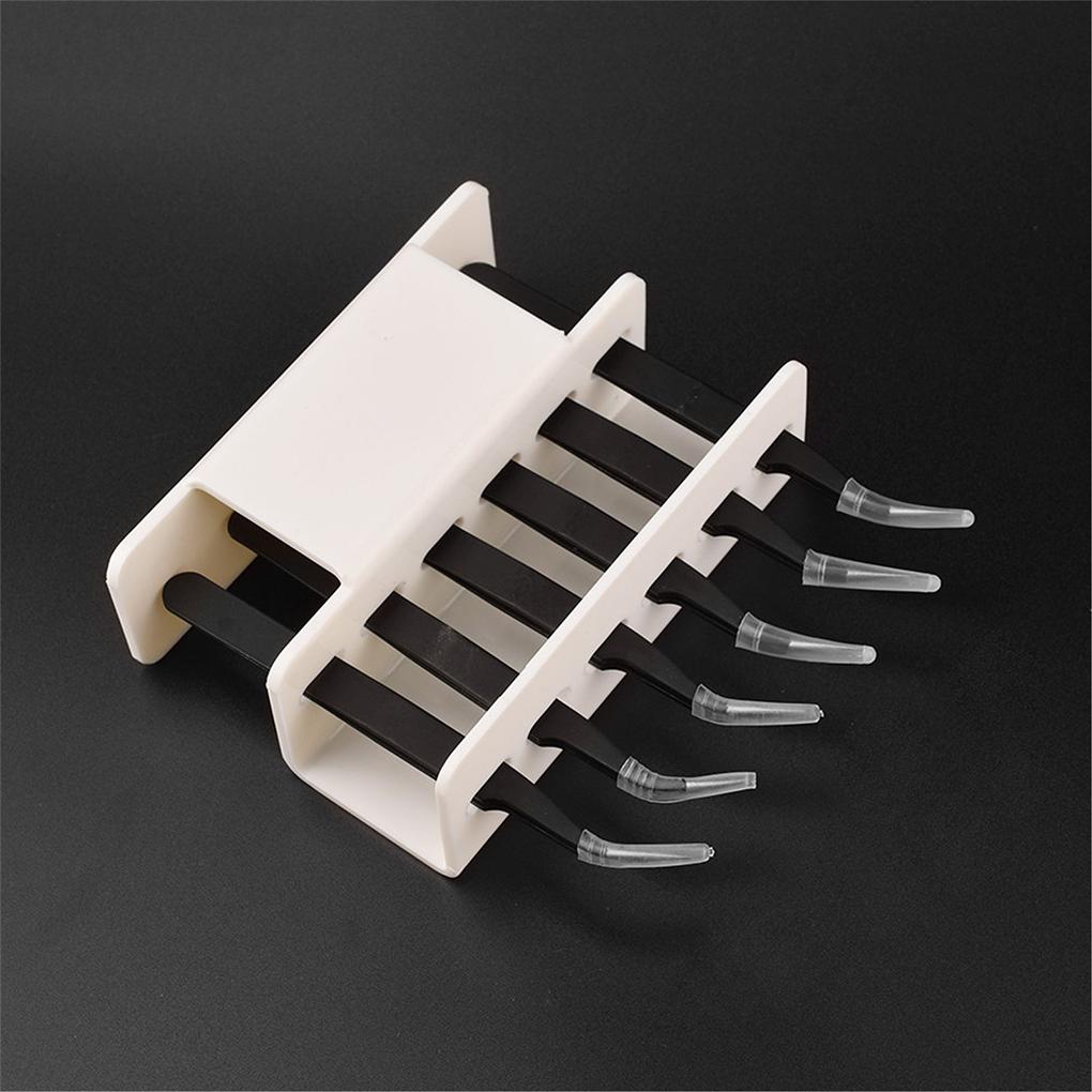 Tweezers Shelf Holder Forceps Display Storage Tools Beauty Forceps Storage Rack Double Layer Design Eyelash Tool Organizer Rack