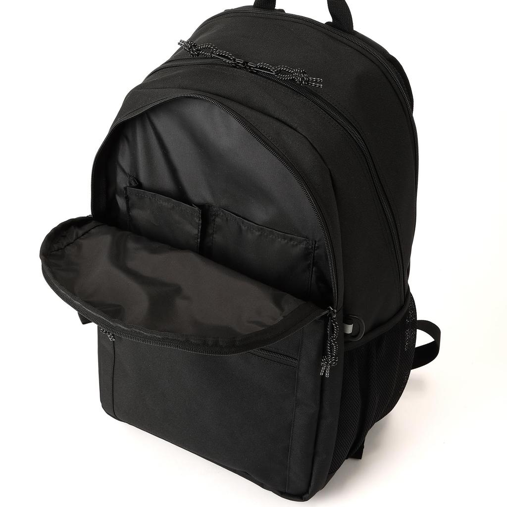 Backpack B4 size storage inch PC storage 31L Round type 1 compartment School bag School backpack Black x Sky x Gray H47 x W31 x D20cm [Adidas] 15.6