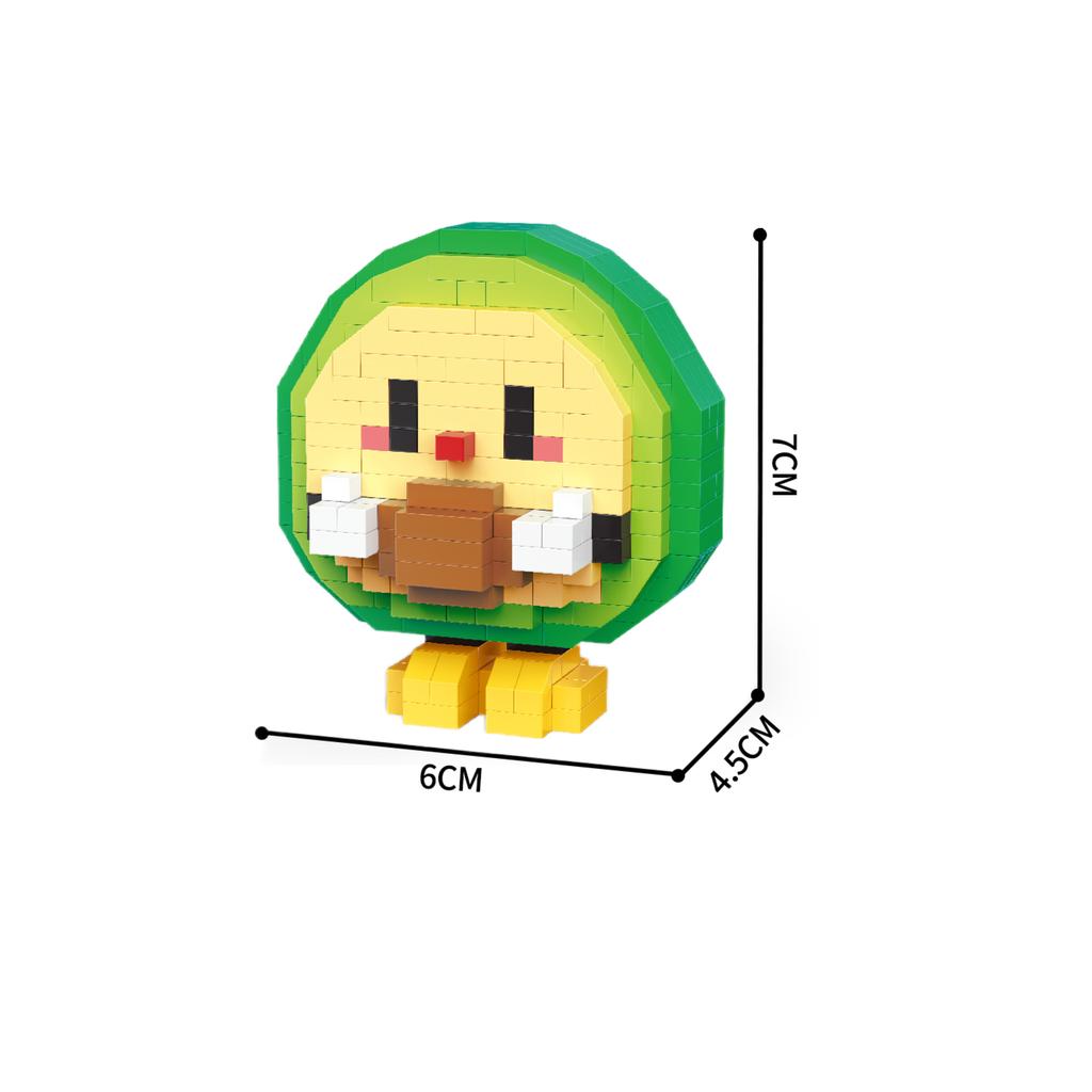 KNWE BUILT Giocattoli con Blocchi da Costruzione Micro Mini Modelli di Frutta a Cartoni Animati - Perfetti per i Bambini per Esplorare la Frutta Giocattolo Puzzle Regalo di Festa per Bambini