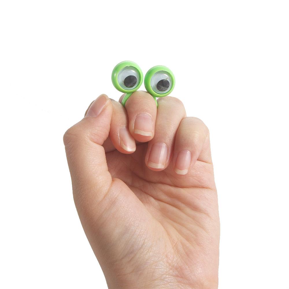 Ring Move Eyes Toys Anti-stress Toys Finger Cool Toys Wiggle Eyes Toy Eye Finger Puppets Eyes Ring
