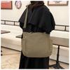 Nylon Bag Women's Cotton Bag Large Capacity Simple Shoulder Bag Student Portable Messenger Bag Commuter Tote Bag