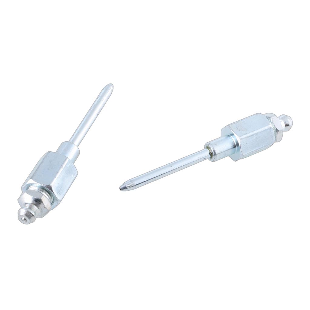 5Pcs Grease Needle Kit 90 Degree Grease Coupler Needle Grease Fitting Nozzle Grease Injector Needle Guns Tip Steel Narrow