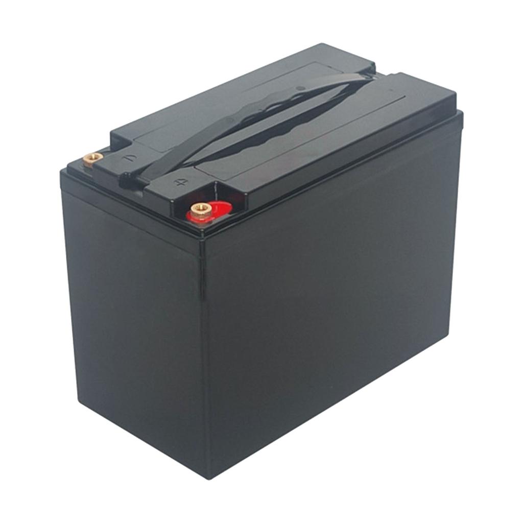 12V 50AH Lithium Battery Housing Case For 18650 Empty Battery Box With M6 Copper Terminals Enhances Conductivity