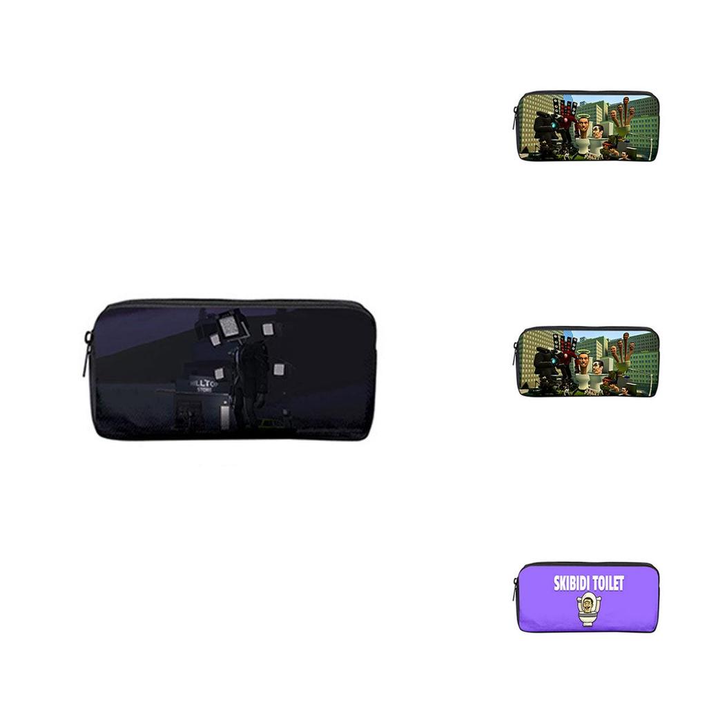 Skibidi Toilet Jogo 3d Transfronteiriço Novo Produto Estojo de Nylon para Estudantes