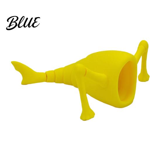 Mythical Creature Model 3D Printed Sea Toy Deep Animal Figurine with Movable Ornament Joints Articulated Ocean Predator Decoration Lovers Gift Statue