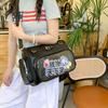 Japanese transparent pain bag big appetite new daily bar shoulder bag prefectural style versatile student handbag