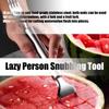 Professional Stainless Steel Watermelon Slicer With Fork Fruit Cutter Gadget Multifunctional Kitchen Tool For Home Use