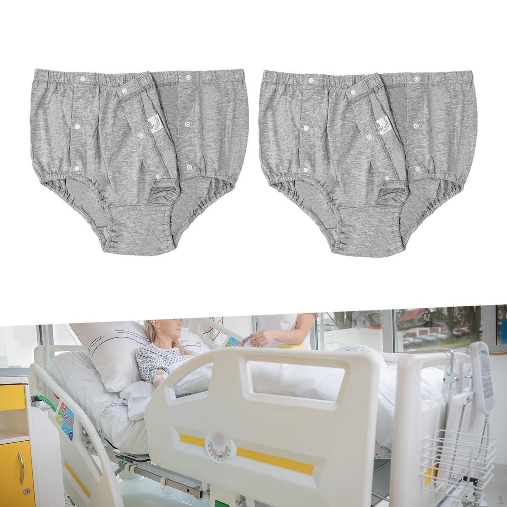 2 Adaptable Underwear for Incontinence Elderly People's Travel
