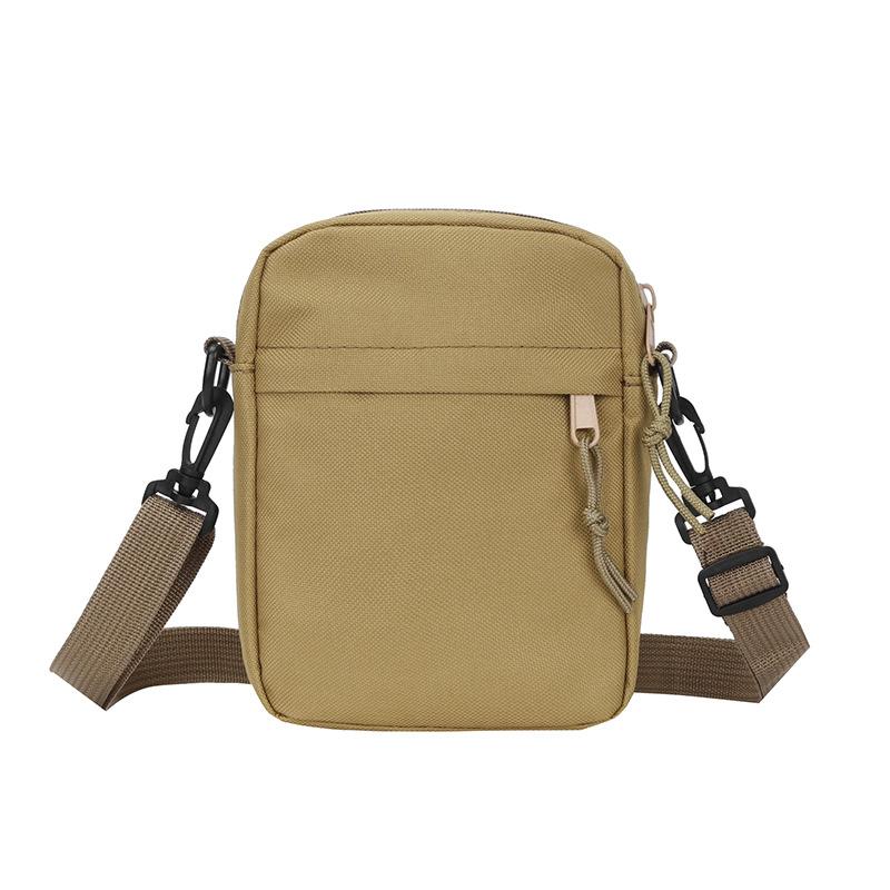 Canvas Women's Crossbody Bag Trend Shoulder Handbag Korean Solid Color Student Phone Bag Simple Shopper Bags Purse