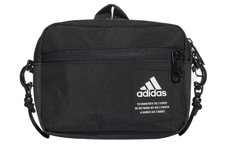 Нейлоновая сумка Adidas, Сумка на плечо, Сумка через плечо, Обычная, Унисекс, Черная, HB1312