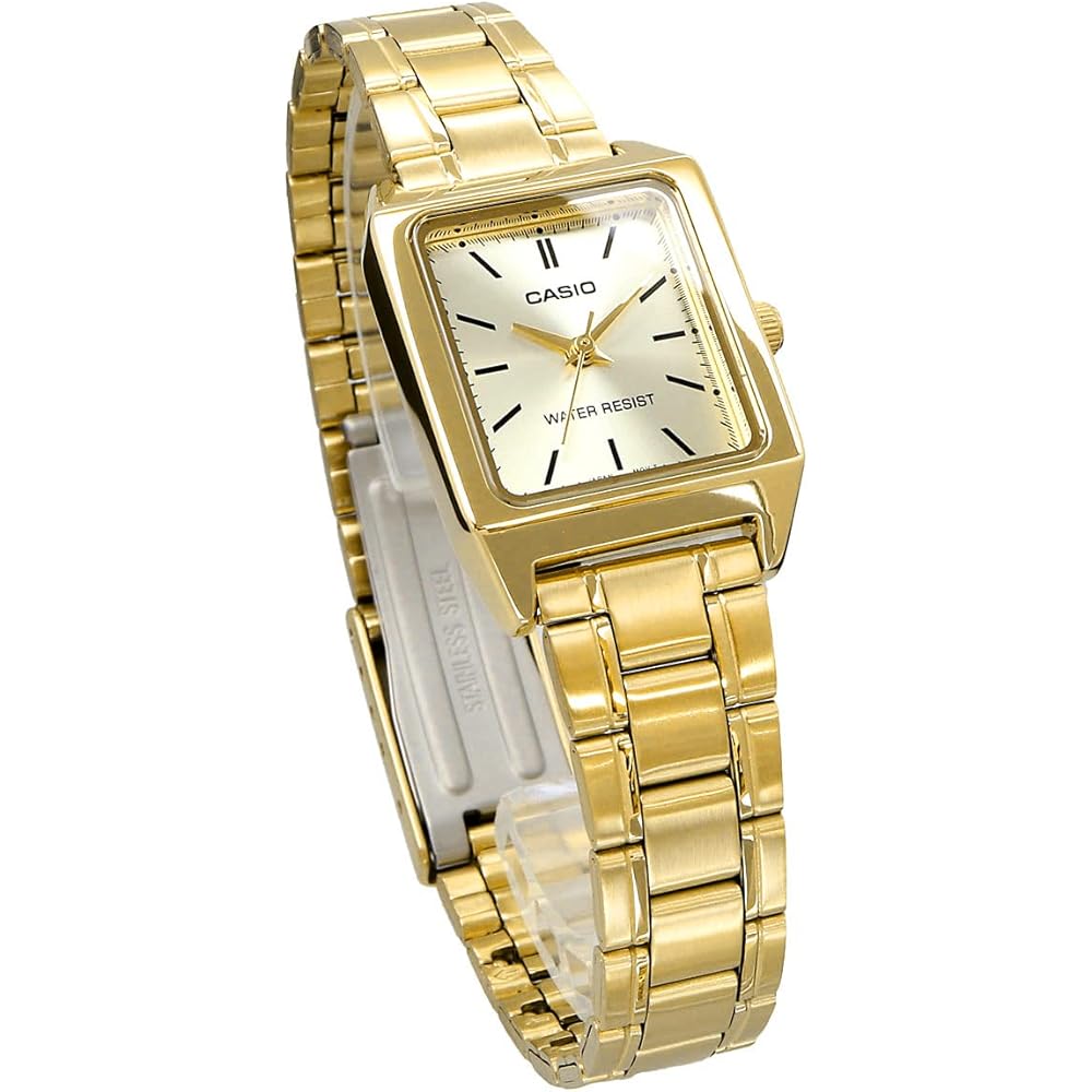 [Casio] CASIO Standard Quartz Women's Watch LTP-V007G-9E Gold Metal Band Overseas Model [Parallel...