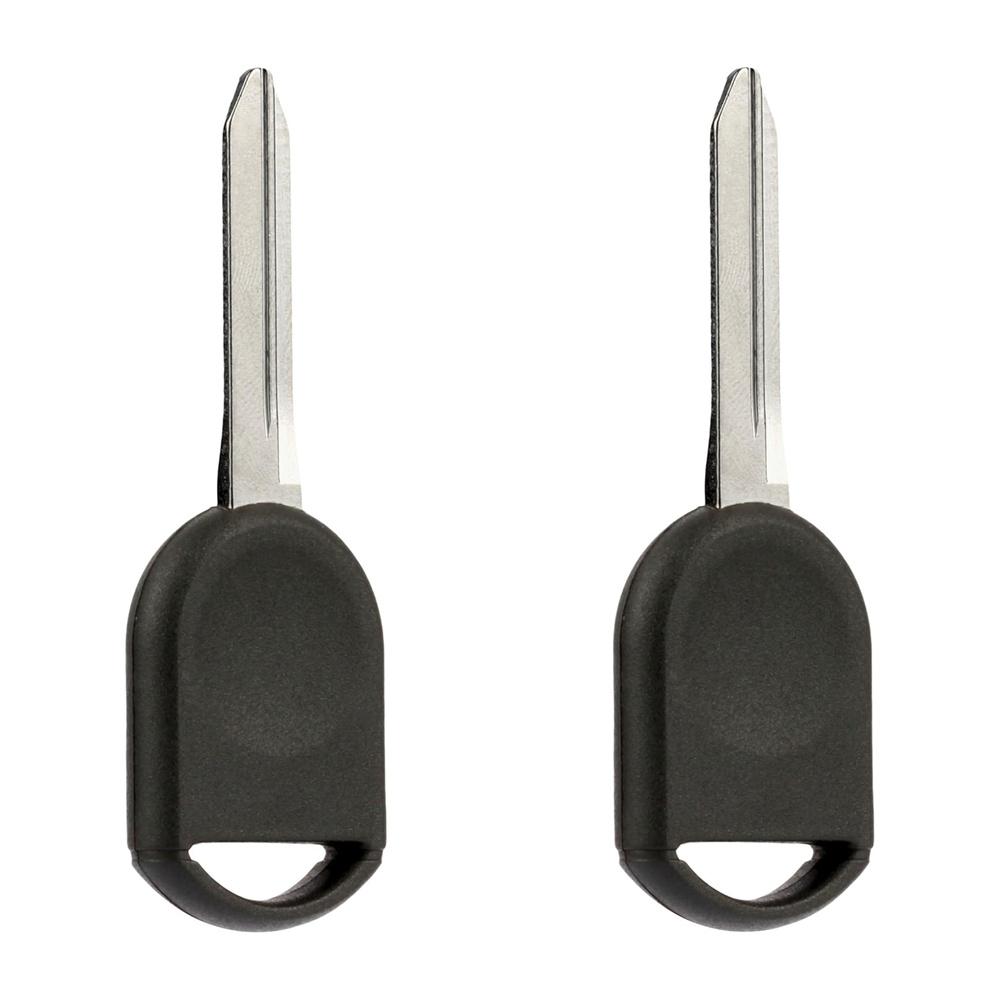 2x Uncut Ignition Key Transponder Chip For Ford 4D-63 4D63 40-Bit 80-Bit H84-PT