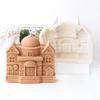15cm European style castle candle silicone mold house building cake chocolate silicone mold soap mold castle resin gypsum mold