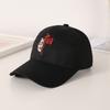 Simple Chinese Style Embroidered Printed Baseball Cap National Tide Lion All-match Hip Hop Cap Adjustable Velcro with Top Tide C
