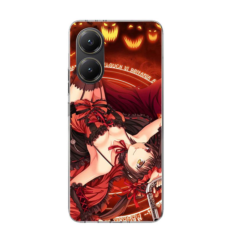 Date A Live Tokisaki Kurumi Phone Case For Xiaomi Poco X7 X6 X5 Pro F7 Ultra Redmi 15C 15 13 13C 12 12C 10 10A 10C 9 9A 9C 9T Co