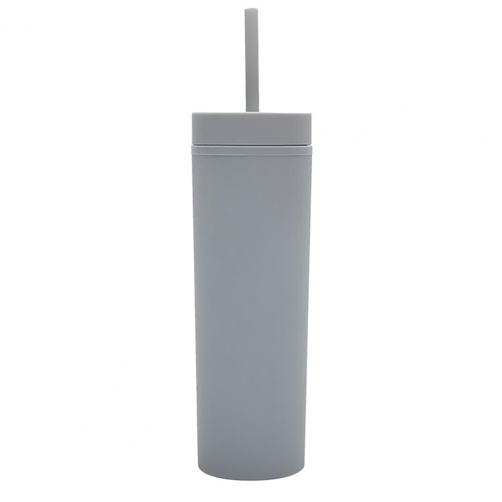 480ML Sippy Cup Leak Proof Wide Mouth 16 Oz Drinking Cup With Straw And Lid Spill Proof Insulated Water Bottle For Gym Travel