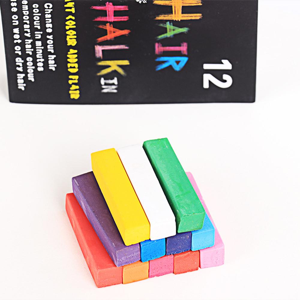 Fashion Hot Selling Cool Party Decoration 24 Colors Fashion Hot Fast Non-toxic Temporary Pastel Hair Dye Color Chalk Party Decor