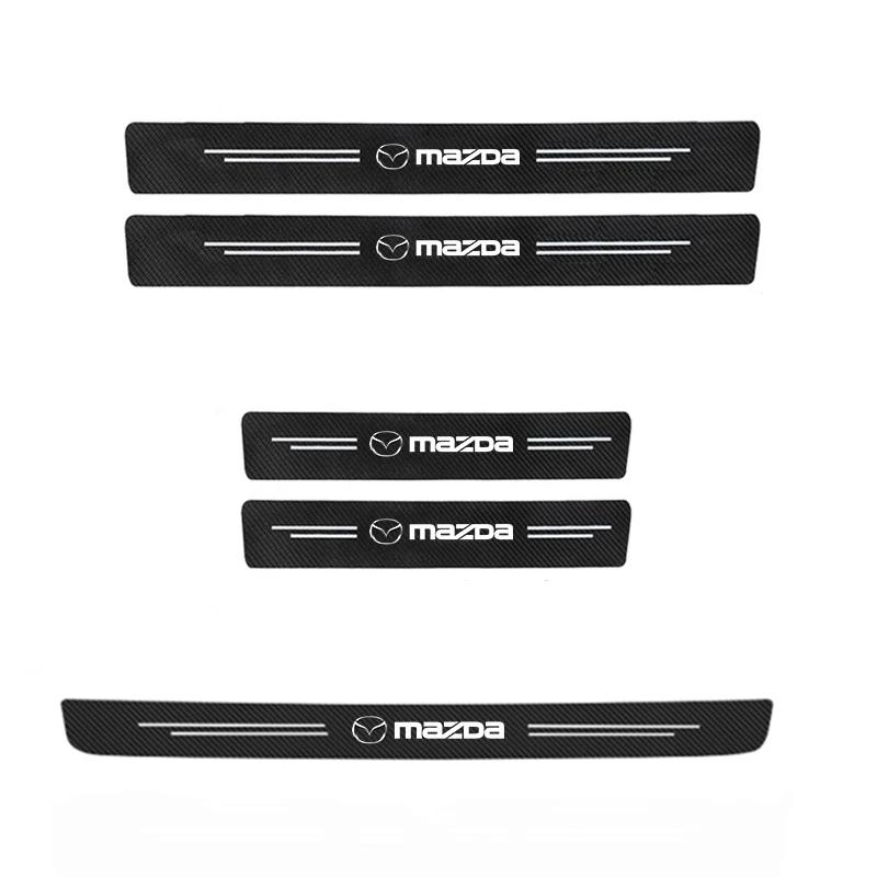 2025 Hot Car Door Sill Threshold Anti Scratch Protector Stickers For Mazda 3 6 CX5 2 CX3 CX9 MX5 RX8 Axela Demio Atenza MS GJI G