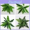 Dracaenafragrans Und Pteridophyta Blatt Künstliche Grüne Pflanze Für Heim- Büro-Dekor