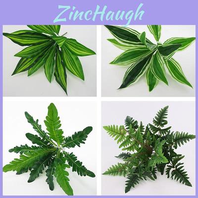 Dracaenafragrans And Pteridophyta Leaf Artificial Green Plant For Home Office Decor