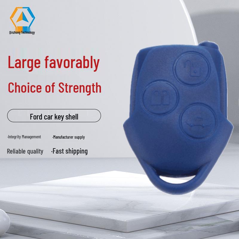 

Blue Ford 3-Button Car Key Shell - Compatible with Ford Models Shell
