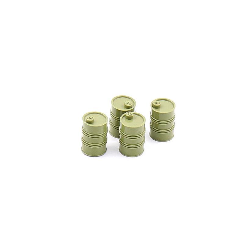 Non-Toxic Moc 10Pcs War Oil Barrel Building Blocks Kit Obstacle Military Blasting Figures Bricks Particle Idea Toy Children Birthday Gifts