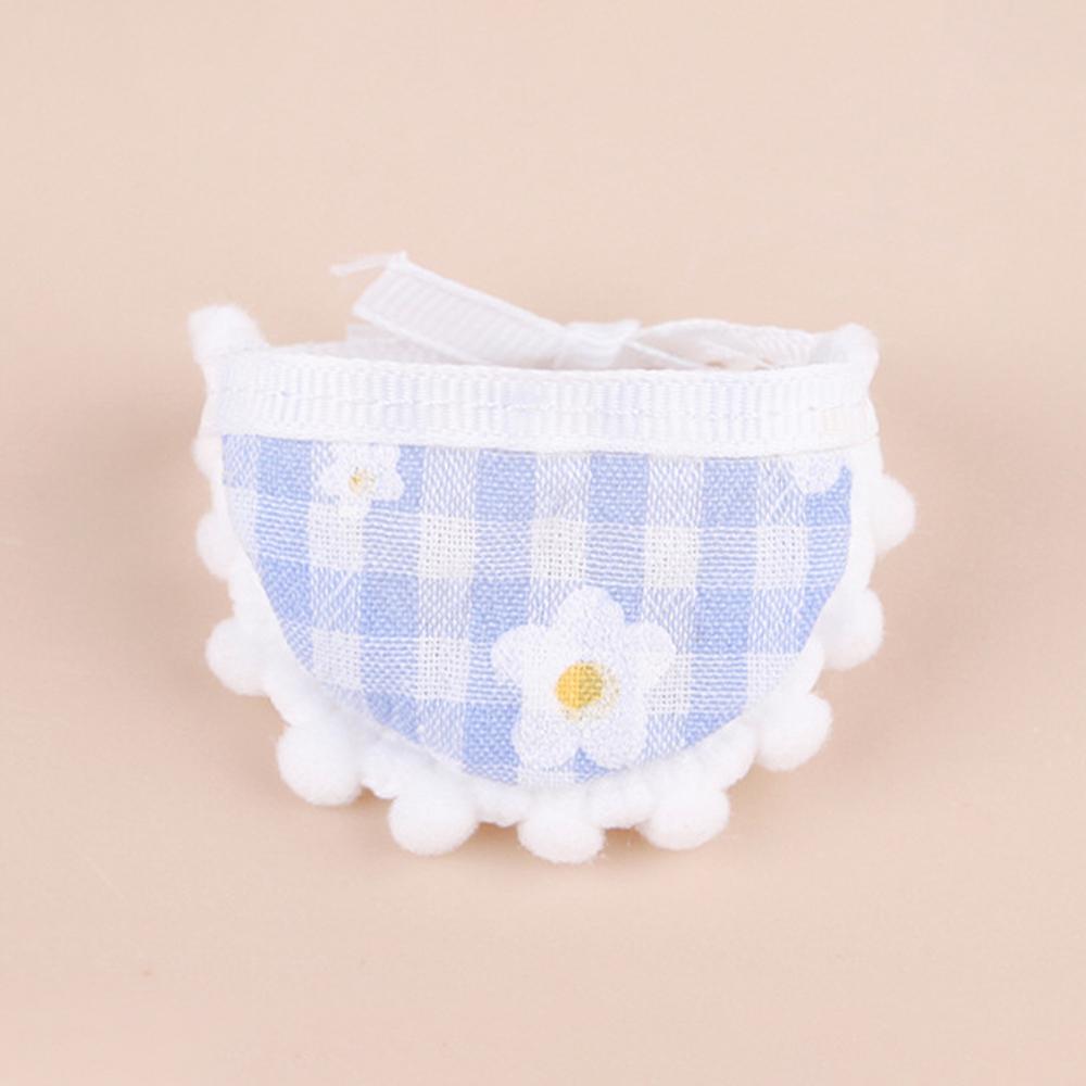 1pc Adjustable Pet Bib Cute Pattern Soft Lace Bib Neckwear Clothing Accessories for Small Animals Hamsters Guinea Pigs Parrots