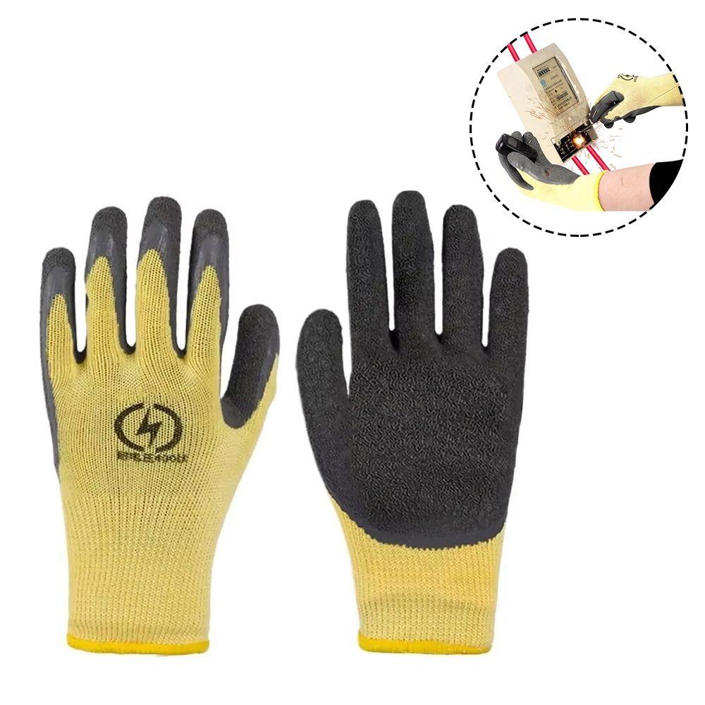 400v Electrician Working Gloves Anti-Electrical Mittens New Rubber Insulating Gloves