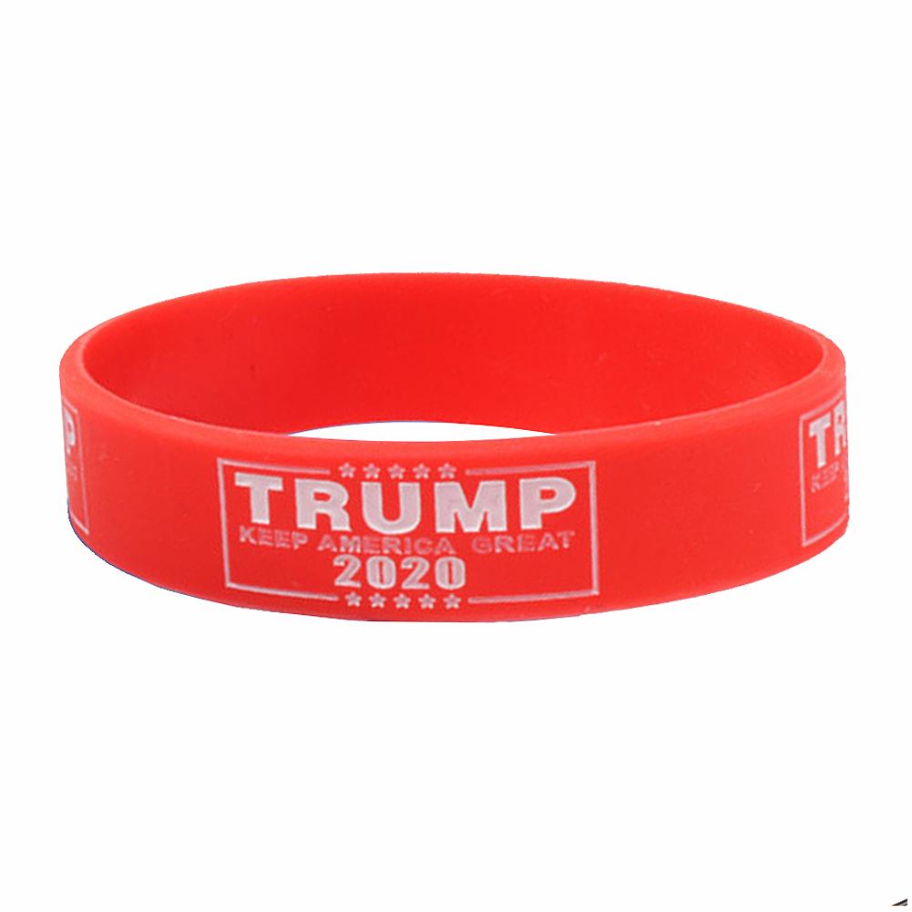 Thunaraz 40PCS Trump Keep America Great for President 2020 Silicone Bracelets Rally Must-Have Items Inspirational Motivational Wristbands Adults Unisex Gifts for Men Women