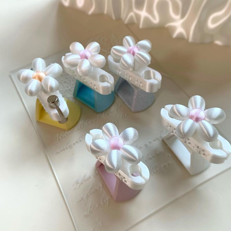 Cat'S Eye Gyroscope Cat'S Eye Glass Bead Nail Art Magnets Tool Flower Creative And Powerful Magnet Nail Supplies