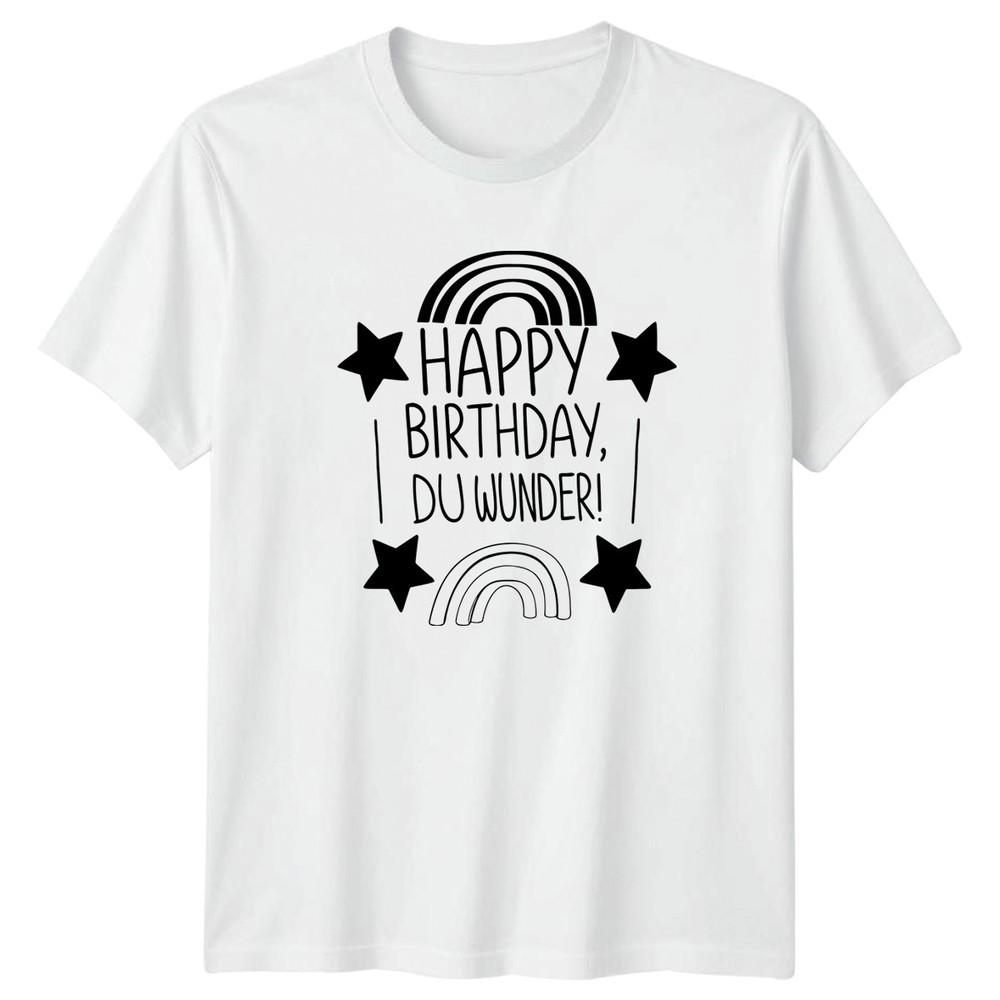 Happy Birthday Du Wunder TShirt GerUnisex Birthday Birthday Gift For Him And Her S