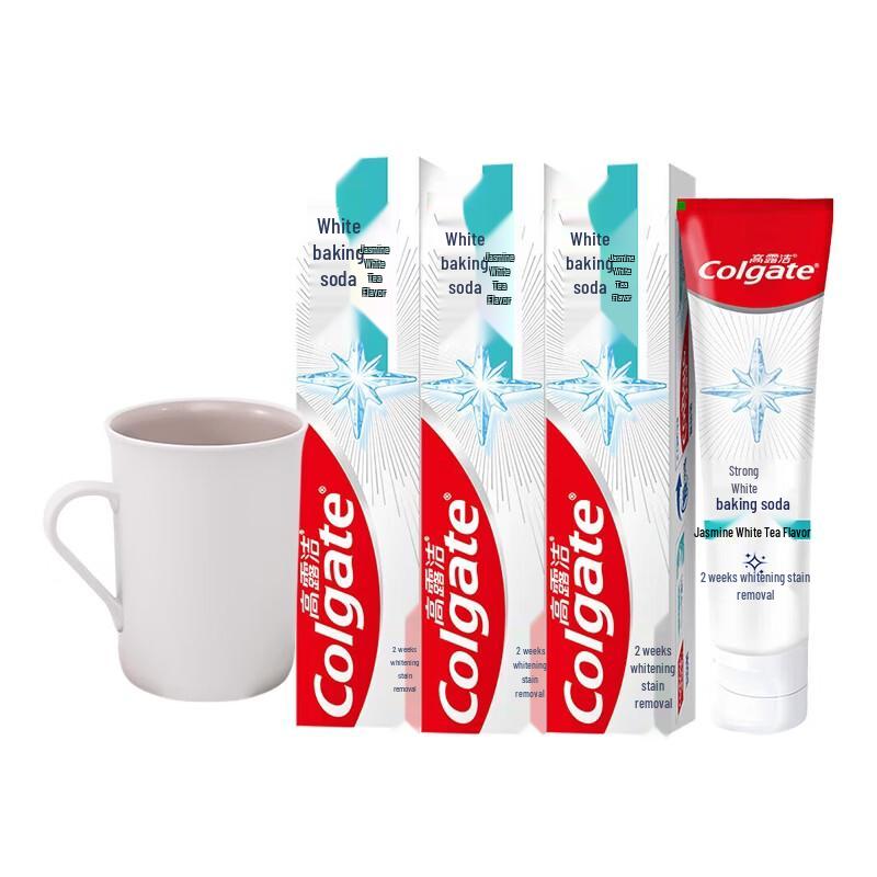 Colgate Jasmine White Tea Toothpaste & Mouthwash Cup Set