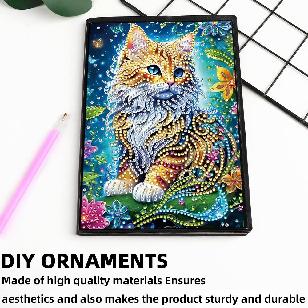 50-seitiges A5-Format 5D DIY Diamantkunst Malbuch-Set Strasskunst Malbuch-Set für Geburtstags- oder Weihnachtsgeschenke