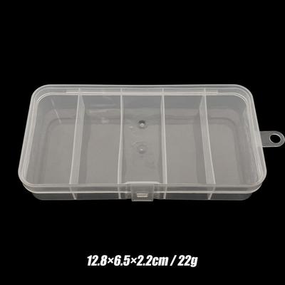 Plastic Bait Box Transparent Fish Bait Storage Box New Luya Fishing Gear Box  Fishing