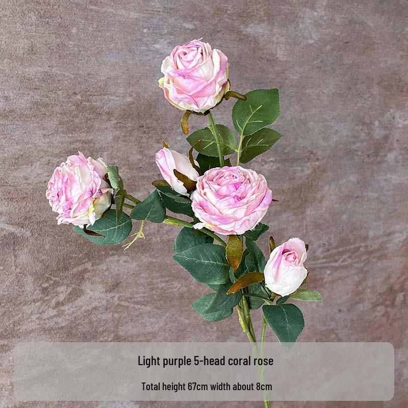 Flori Artificiale Seria Violet: Floral Decorativ Elegant pentru Casă, Nuntă, Cameră Model și Decor Moale.