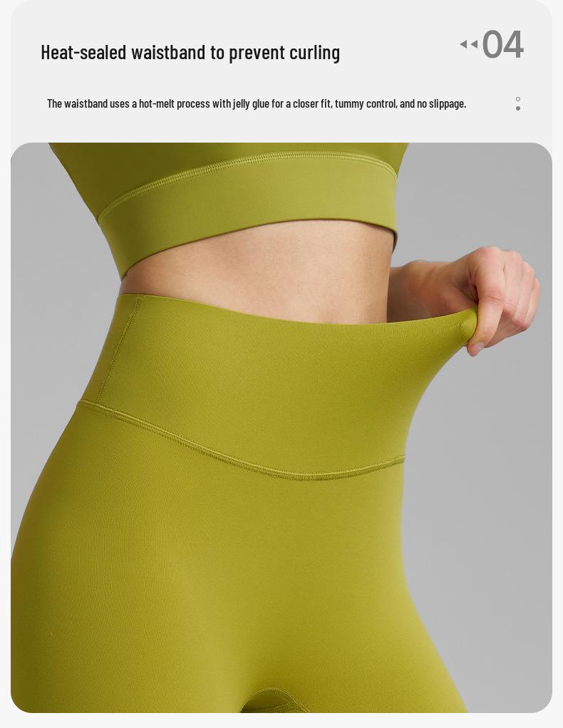 Herbst-Yoga-Set: Sexy Trägertop mit festen Cups Sportweste & Jelly Glue Yogahose für Damen