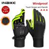 INBIKE Cycling Gloves for Men Women Warm Fleece Winter Biking Glove for Riding Bicycle Gloves Waterproof Touchscreen Accessories